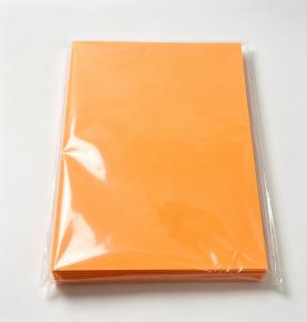 A4 180gsm Fluorescent Orange Self‑Adhesive Sticker Paper, 50 Sheets/Pack