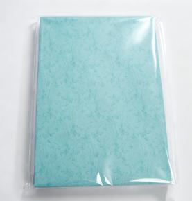 Multi‑Size 180gsm Light Blue Phoenix Tail Grain Binding Cover Paper