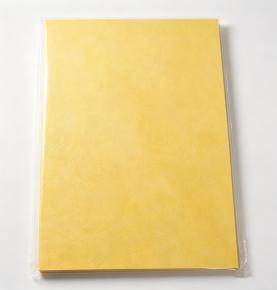 Multi‑Size 180gsm Light Yellow Bamboo Leaf Grain Binding Cover Paper