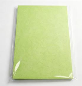 Multi‑Size 180gsm Light Green Bamboo Leaf Grain Binding Cover Paper